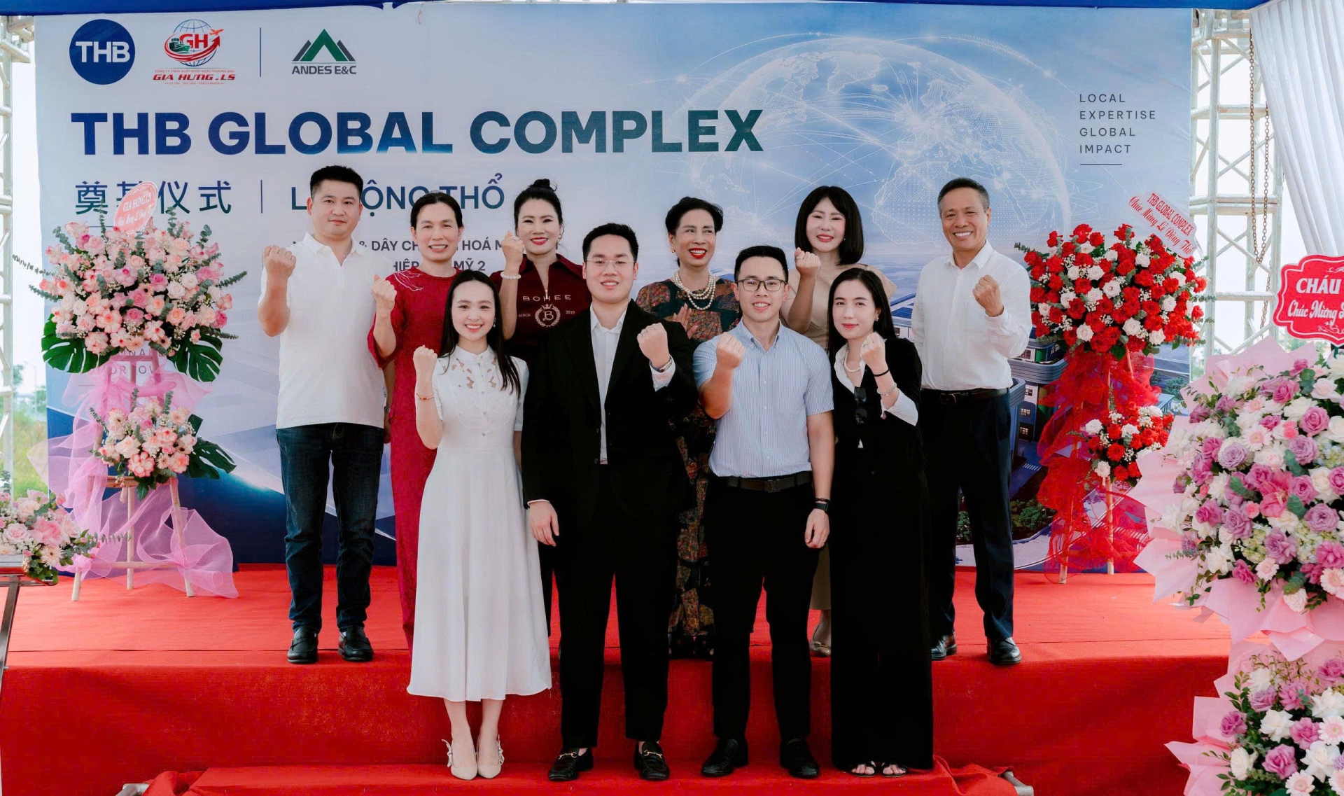 GIA HƯNG.LS VÀ THB GLOBAL COMPLEX TỔ CHỨC LỄ ĐỘNG THỔ DỰ ÁN NHÀ MÁY TẠI KCN YÊN MỸ II, HƯNG YÊN